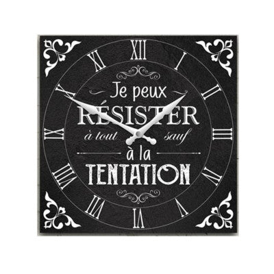  Pendule - Je Peux Résister à Tout Sauf à La Tentation - 28 Cm