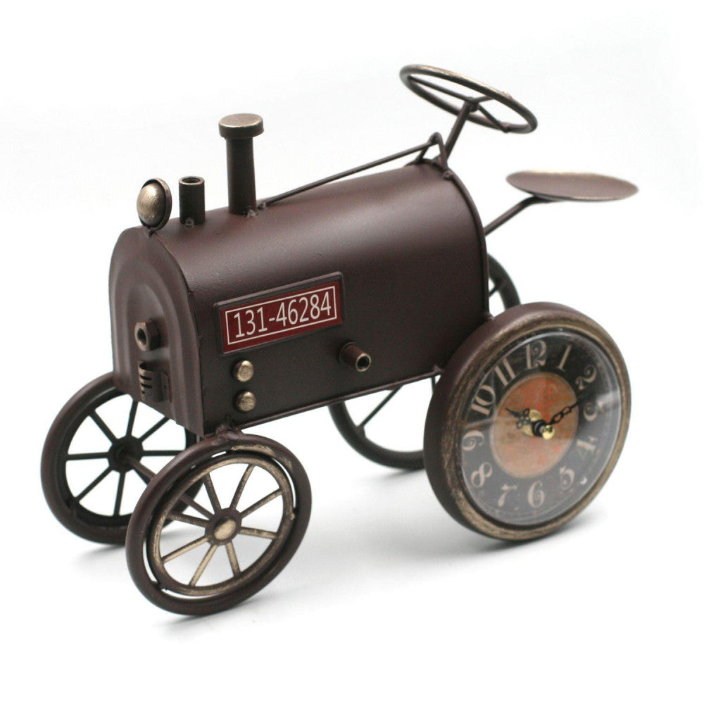  Pendule Originale Tracteur Marron