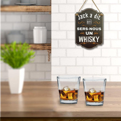  Plaque Déco Jack A Dit Sers Nous Un Whisky