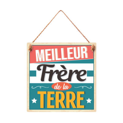  Plaque En Bois - Meilleur Frère