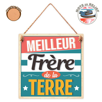  Plaque En Bois - Meilleur Frère