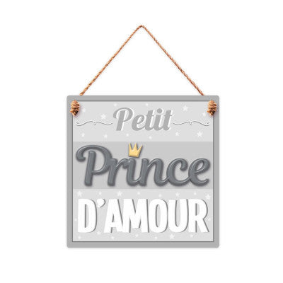  Plaque En Bois Petit Prince D'Amour