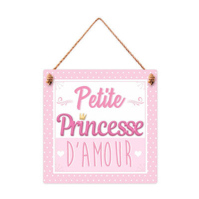  Plaque En Bois Petite Princesse