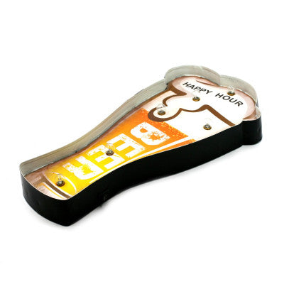  Plaque Lumineuse - Happy Hour - 40 X 20 Cm