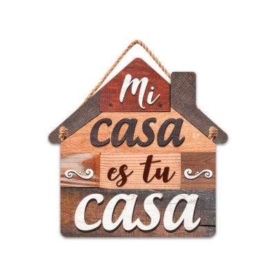  Plaque Maisonnette Mi Casa Es Tu Casa