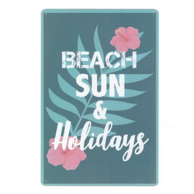  Plaque Summer - Beach Sun And Holidays