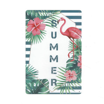  Plaque Summer - Flamand Rose