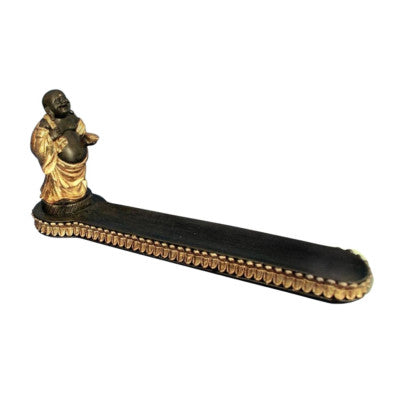  Porte-encens Bouddha Noir Et Or