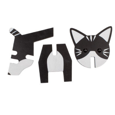  Porte Lunettes En Bois - Chat