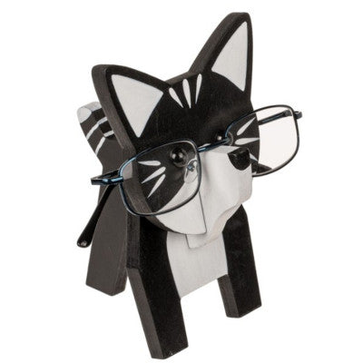  Porte Lunettes En Bois - Chat