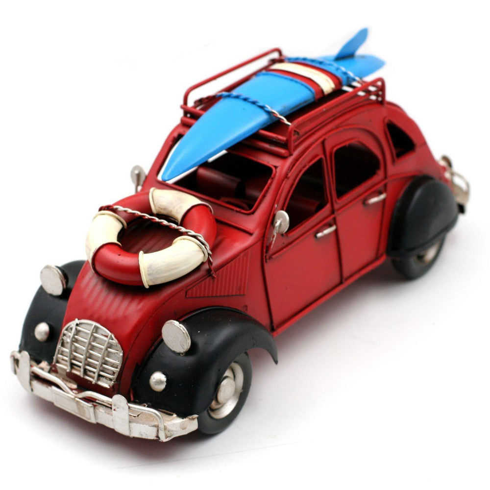  Réplique En Métal 25 Cm 2 Chevaux Surfer