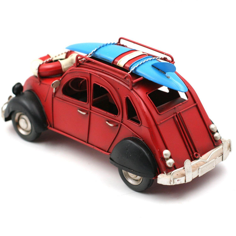  Réplique En Métal 25 Cm 2 Chevaux Surfer