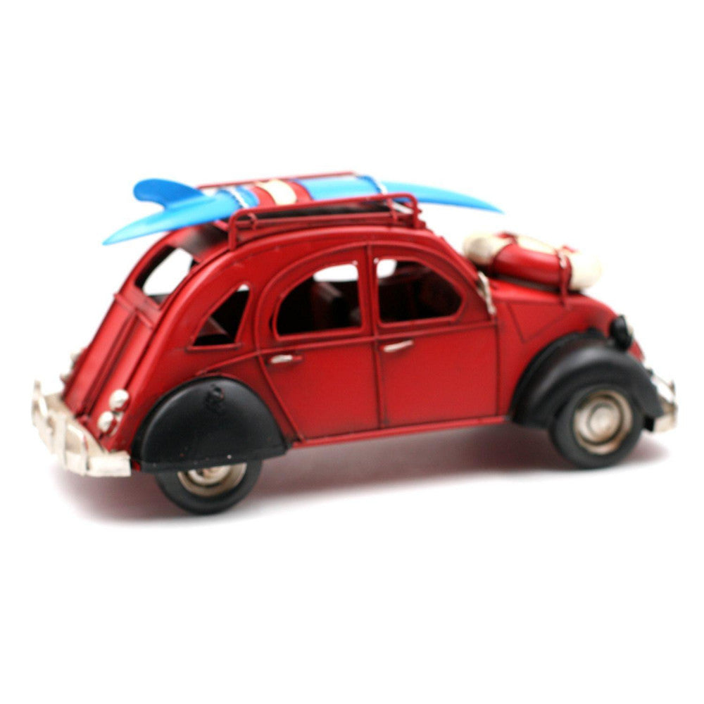  Réplique En Métal 25 Cm 2 Chevaux Surfer
