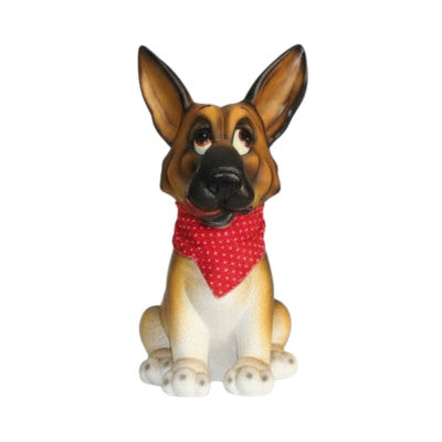  Statue Berger Allemand Résine - 27 Cm