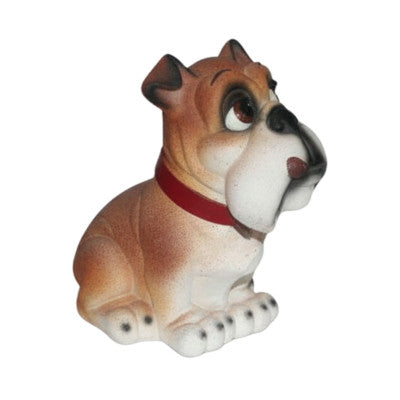 Statue Bulldog Humoristique Résine - Chien Cartoon 24 Cm