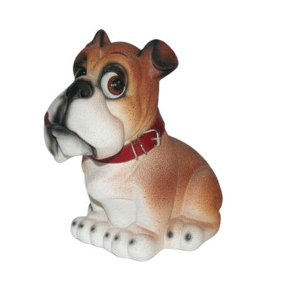  Statue Bulldog Humoristique Résine - Chien Cartoon 24 Cm