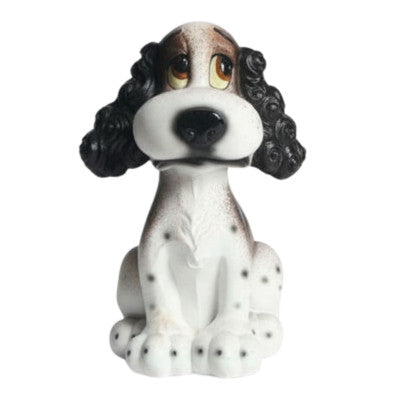  Statue Cocker Espagnol Résine - Chien Cartoon 24 Cm