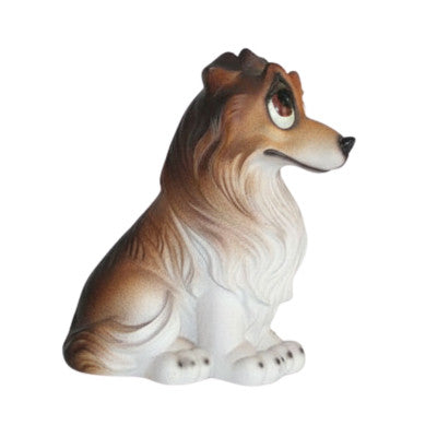  Statue Colley En Résine - Chien Cartoon - 25 Cm