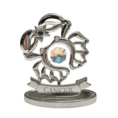  Statuette Argentée Crystocraft - Signe Du Cancer