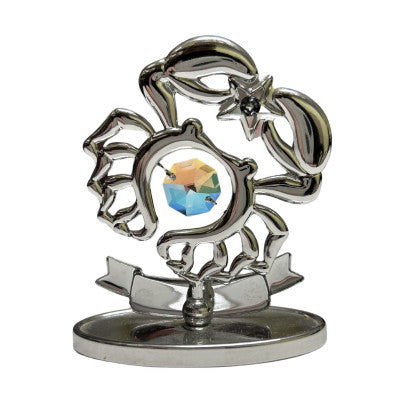  Statuette Argentée Crystocraft - Signe Du Cancer
