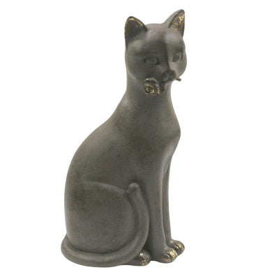  Statuette Chat Romantique - 25 Cm