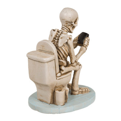  Statuette - Squelette Au WC