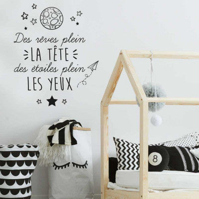  Sticker - Des Rêves Plein La Tête...