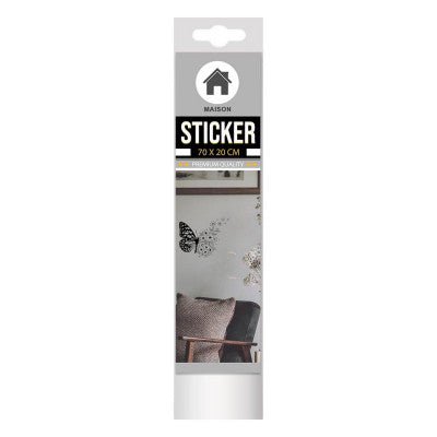  Sticker Mural Papillon Et Fleurs | Décoration Murale Poétique