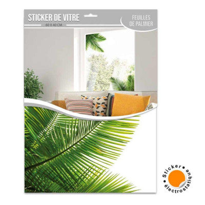  Sticker Vitre Palmier