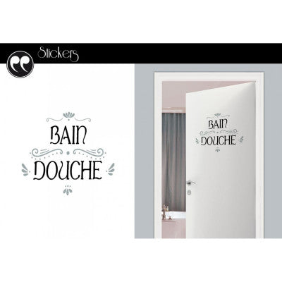  Stickers Bain Douche - 1 Planche 20 X 70 Cm