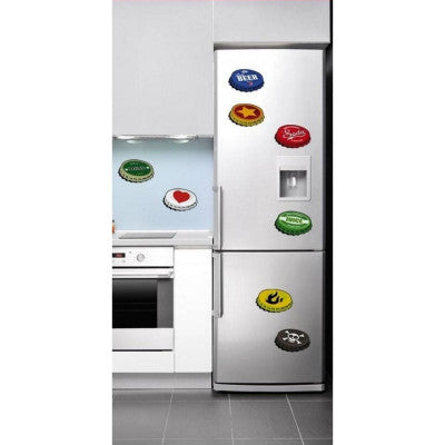  Stickers Capsules De Bouteille 50x70 Cm - Décoration Murale Vintage Pour Cuisine, Bar, Frigo