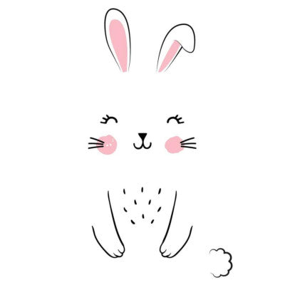 Stickers De Porte – Lapin