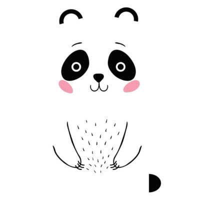  Stickers De Porte – Panda