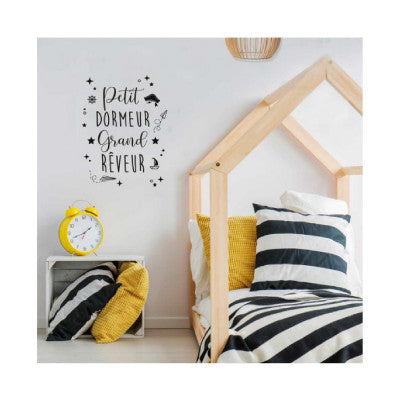  Stickers Enfant Petit Dormeur - 1 Planche 20 X 70 Cm (P)