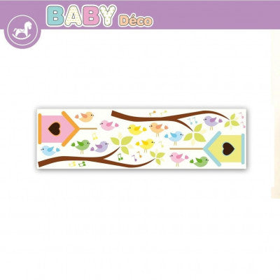  Sticker Mural Oiseaux & Nichoirs | Déco Chambre Bébé