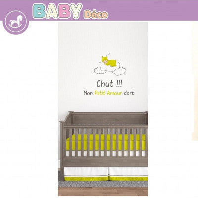  Stickers Enfants - Chut !!! Mon Petit Amour Dort
