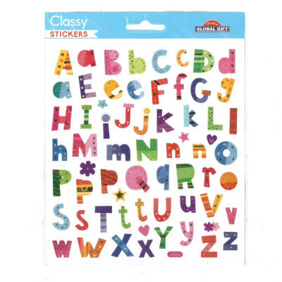  Stickers GLOBAL GIFT Classy 248 002 - L'Alphabet