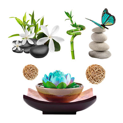  Stickers Muraux Décoratifs - Ambiance SPA Et Bien-Être