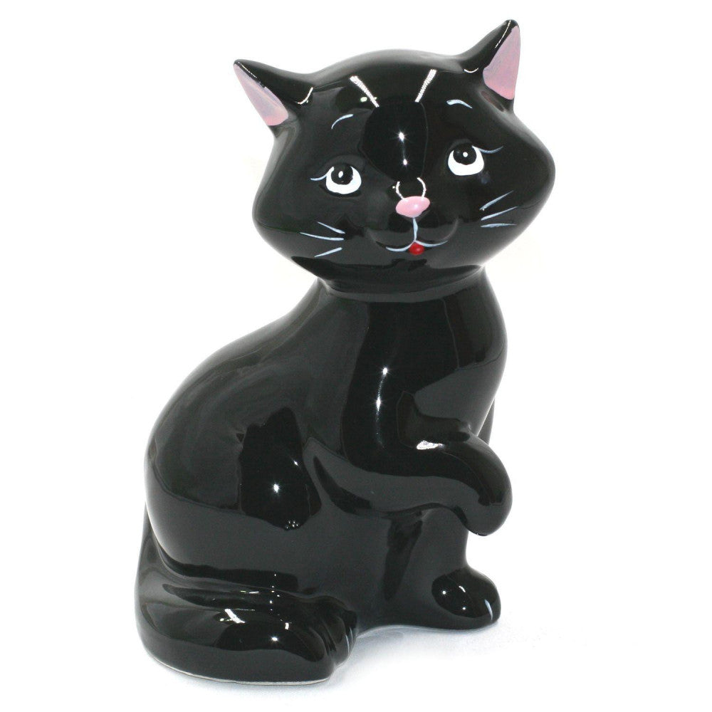  Tirelire Chat Gracile - Noir