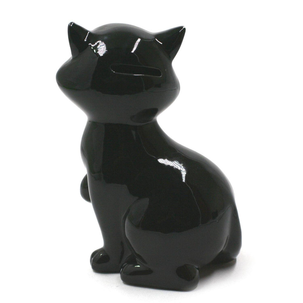  Tirelire Chat Gracile - Noir