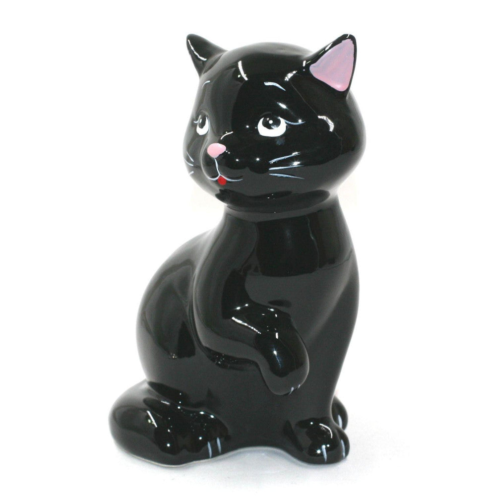  Tirelire Chat Gracile - Noir
