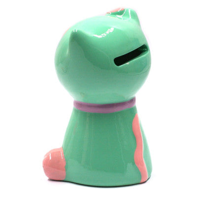  Tirelire Chaton Bleu 12 Cm