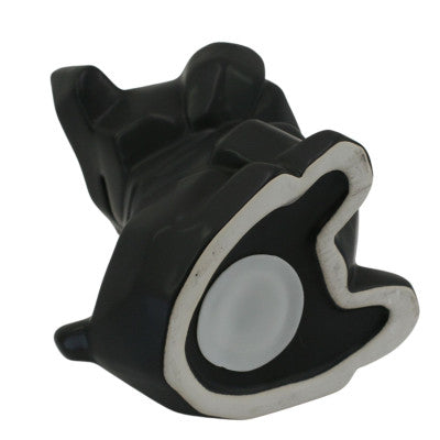  Tirelire Chien Noir 18 Cm