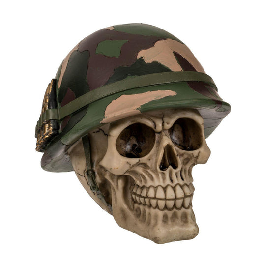 Tirelire Crâne Militaire