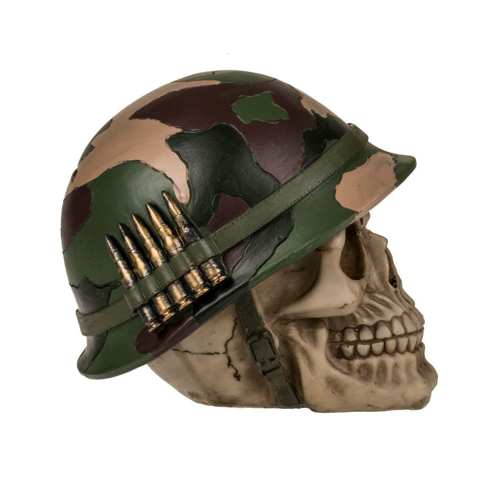  Tirelire Crâne Militaire