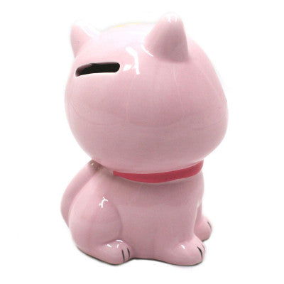  Tirelire En Céramique Chaton Rose