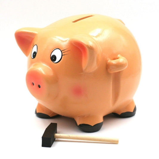  Tirelire En Forme De Cochon Avec Un Marteau
