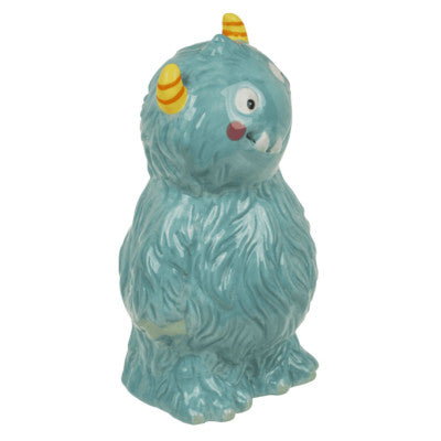  Tirelire Monstre Bleu - 17 Cm