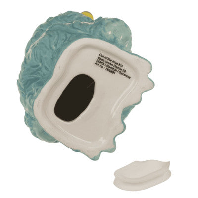  Tirelire Monstre Bleu - 17 Cm