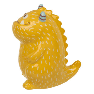  Tirelire Monstre Jaune - 15 Cm